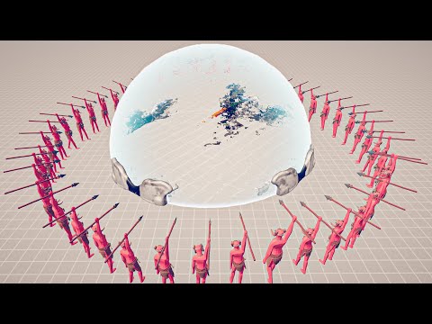 OP ENERGY SHIELD vs RANGED UNITS - Totally Accurate Battle Simulator TABS