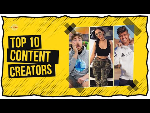 The Top 10 YouTube Content Creators of 2022 #YouTubeContentCreators #thezone