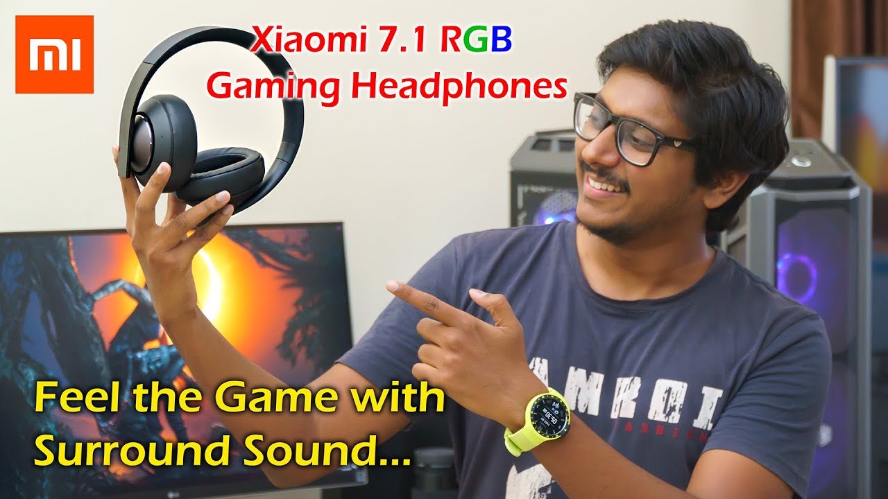 Xiaomi MI 7.1 Surround Sound RGB Gaming Headphones Unboxing & Review!