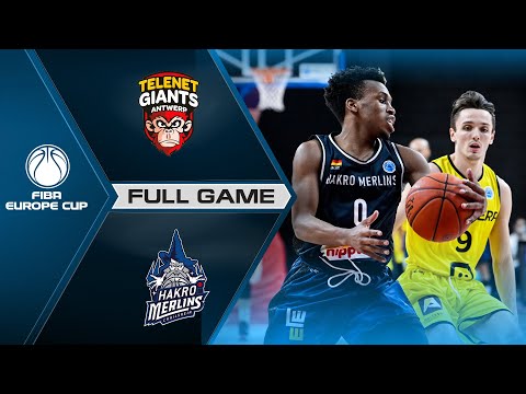 Telenet Giants Antwerp v HAKRO Merlins Crailsheim | Full Game - FIBA Europe Cup 2021-22
