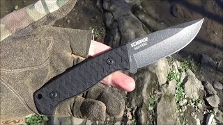 Wolverine! Schrade Delta SCHF59 Wolverine Fixed Blade Knife Review, Used To Be $24 ...