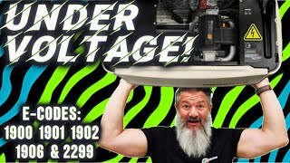 GENERATOR DIAGNOSTICS | UNDERVOLTAGE ERROR CODES | FIXING 1900-1906 & 2299 ⚡🛠️