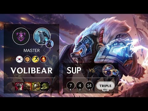 Volibear Support vs Yuumi - KR Master Patch 10.10
