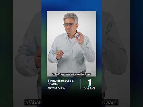 Watch the 3 Minutes to Build a ChatBot on your AI PC Video | Intel Software