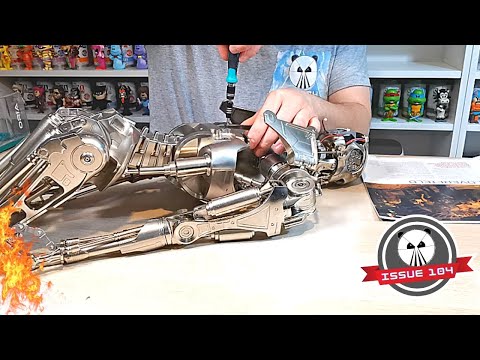 Build The Terminator T-800 Issue 104 - Begin Working On The Back Plate (Speed Build)