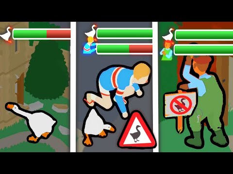 Untitled Goose Game BUT IT'S WITH HEALTHBARS!!