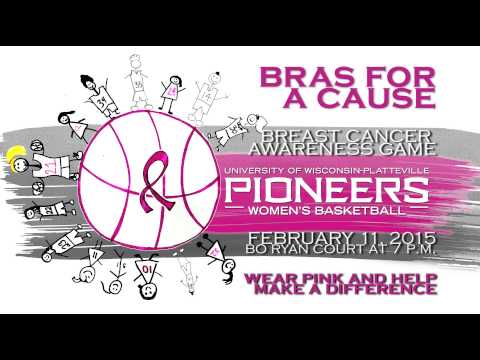 UW-Platteville Women's Basketball "Bras for a Cause" game thumbnail