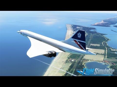 Concorde London to New York Mach 2+ Flight l Olympus 593 Sound l MSFS2020