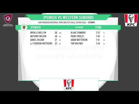 KFC QLD Premier Cricket - Sci-Fleet Motors 1st Grade - Grand Final - Ipswich v Western Suburbs