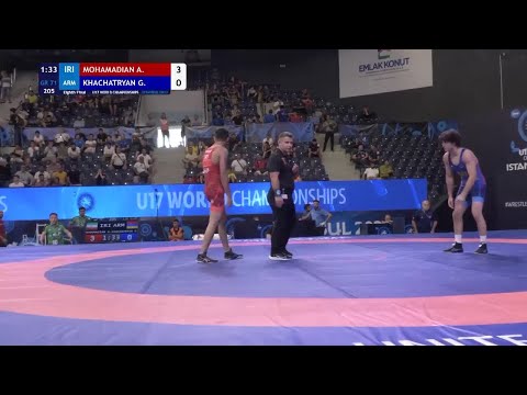 Eighth Final • GR 71Kg • Ahmadreza Nourmohamad MOHAMADIAN (IRI) vs. Gor KHACHATRYAN (ARM)
