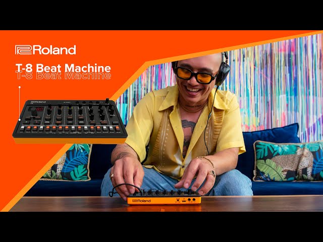 Vídeo relacionado con Roland AIRA Compact T-8 Beat Machine | Caja de ritmos y bajos ultraportátil | Secuenciador de percusión TR-REC | Seis pistas de ritmos | Efectos integrados | Conexiones USB y MIDI