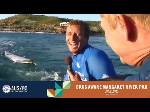 Sebastian Zietz's Funny Interview After His Perfect Score - Drug Aware Margaret River Pro 2017