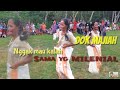 Dok Majiah Ikut Lomba Karung Gessss