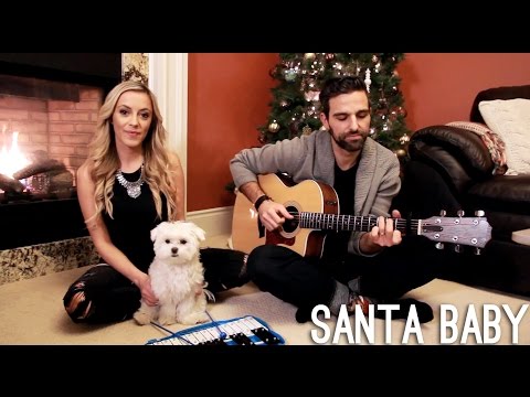 Santa Baby Acoustic Cover - Candace and Michael ft. Nora