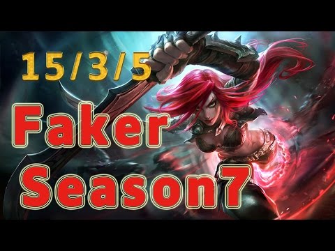 SKT T1 Faker Katarina MID vs Ekko Patch 7.4