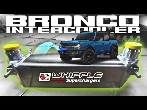 Whipple MEGA Cooler Intercooler for the 2021+ Ford Bronco (2.3L/2.7L)