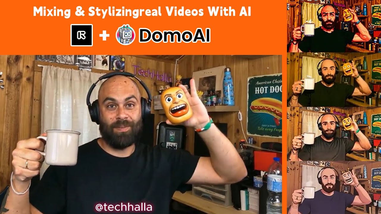 Mixing & Stylizingreal Videos With AI: DomoAI and Runway video thumbnail