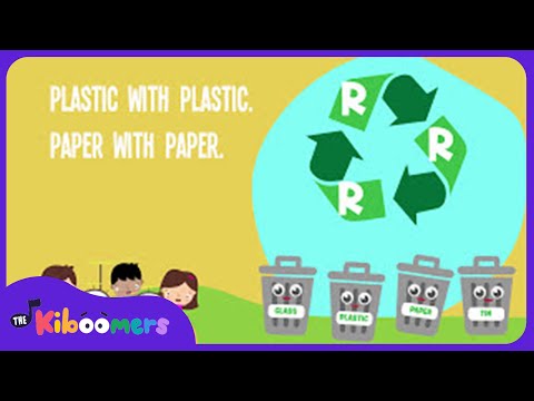 Reduce Reuse Recycle Song for Kids |  Earth Day Songs for Children | The Kiboomers