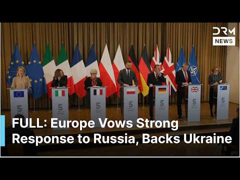 FULL PRESSER: NATO and EU Leaders Issue Strong Warning to Russia Over Ukraine in Krakow | AC1G