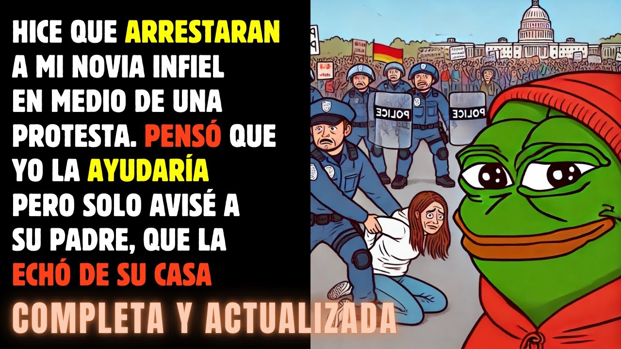Hice que ARRESTARAN a mi novia infiel en medio de una PROTESTA. Pensó que la AYUDARÍA pero estaba eq