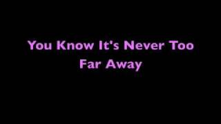 You&#39;ll Always Find Your Way Back Home By Hannah Montana/Miley Cyrus With Lyrics On The Screen