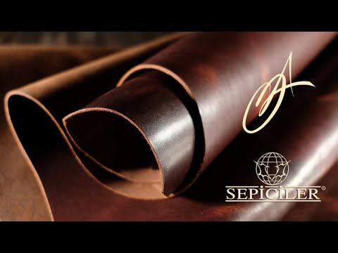 Sepici Leather - Newport Crazy Mahogany 3-4oz (Veg Tan)