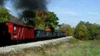 preview picture of video 'East Broad Top Coal Train Runby'