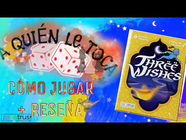 Vídeo relacionado con Three Wishes, Juego de Mesa, Juego de Cartas, 3-8 Jugadores, con Amigos, Familiar, Party, Fiesta, Rápido, Divertido, Risas, Cuentos, Colección de Sets, Edad +6 Años
