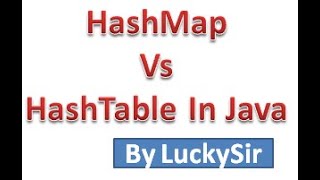Difference between HashMap and HashTable in Java