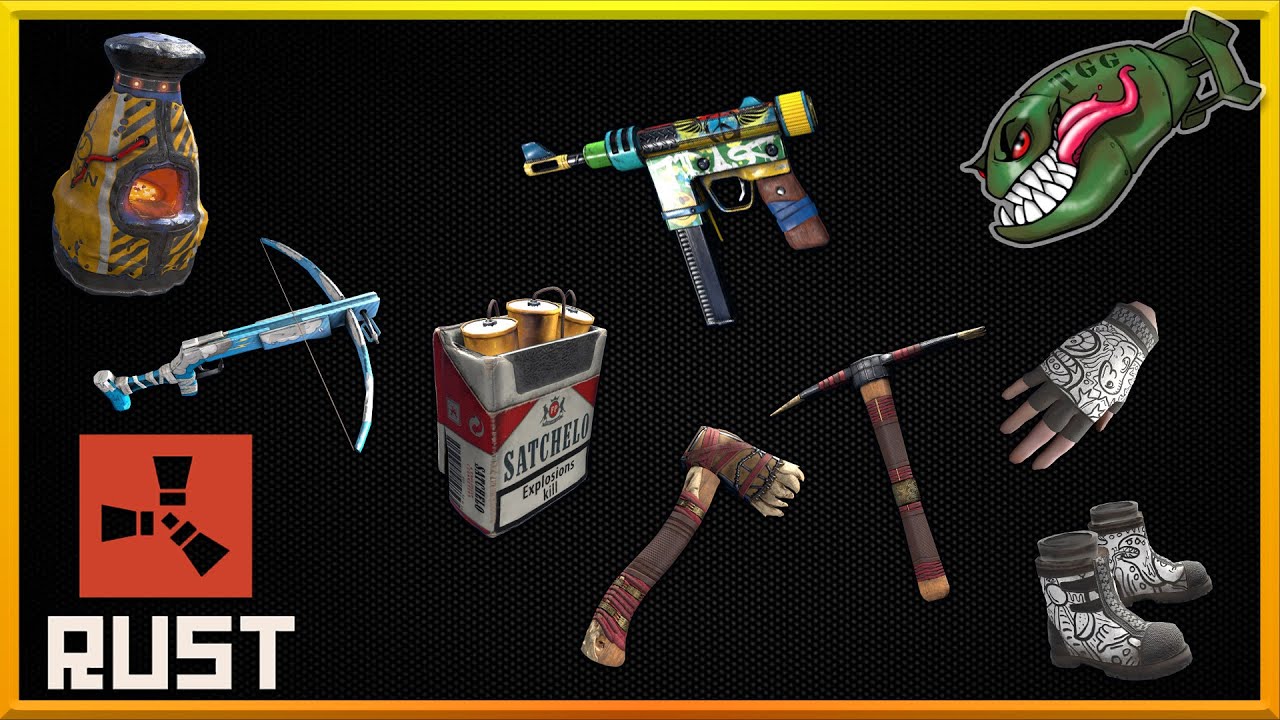 Rust Skins | Bio Integrity Furnace, Peacemaker SMG, Satchelo, Toothed Tools #75 (Rust Skin Preview)