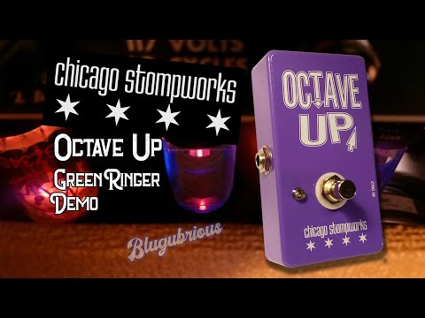Chicago Stompworks Octave Up "green ringer" boutique clone pedal image 3