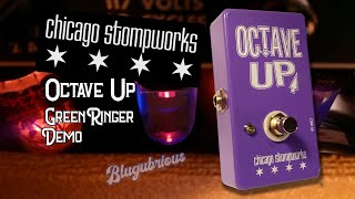 Video thumbnail for Chicago Stompworks Octave Up Pedal / Green Ringer Clone (Demo) by Blugubrious