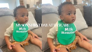 Taking Noah to Daycare for the First Time *Emotional*