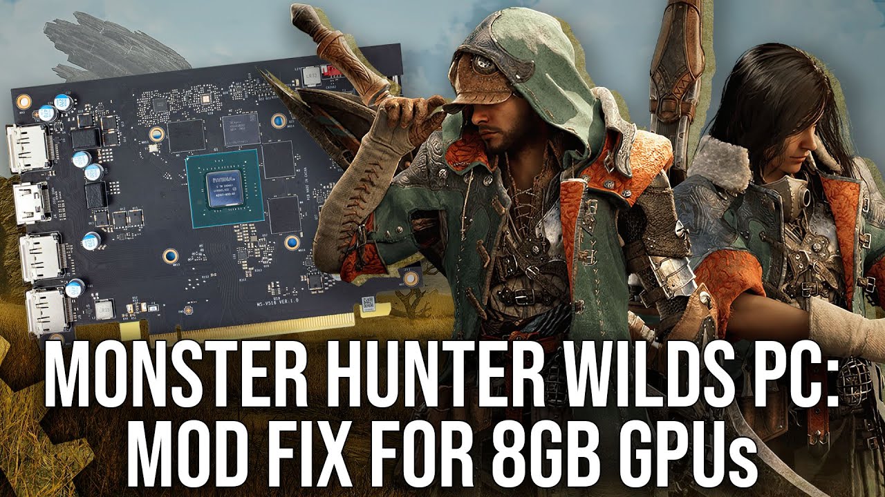 Monster Hunter Wilds PC Texture Mod Fixes Poor 8GB GPU Performance!