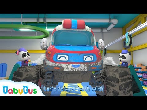 Monster Ambulance Got Injured | Monster Car Race | Baby Panda Mechanic | BabyBus