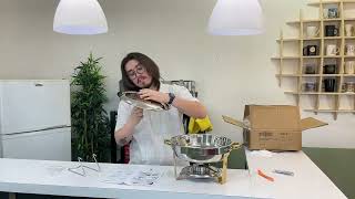 PTASYGK Chafing Dishes for Buffet Unboxing and Review! #productreview #unboxing #2