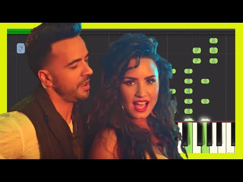 Luis Fonsi, Demi Lovato - Échame La Culpa - Piano Tutorial / Cover