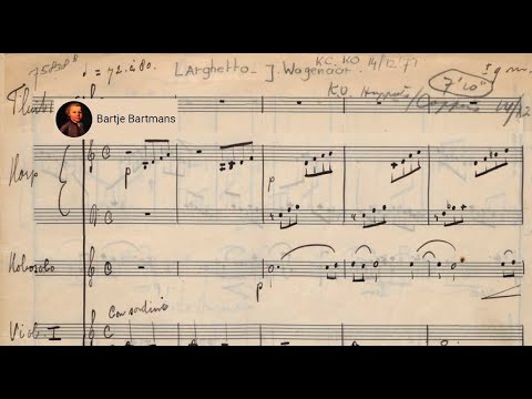 Johan Wagenaar - Larghetto for Oboe and Orchestra, Op. 40 (1934)