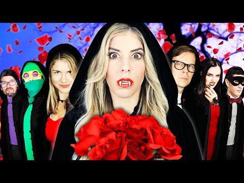 Giant VAMPIRE Ceremony at Hacker Mansion - Spending 24 Hours Facing Biggest Fears Vs Rebecca Zamolo
