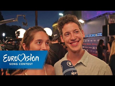 ESC 2019: Zala Kralj & Gašper Šantl aus Slowenien auf dem Orange Carpet | Eurovision Song Contest |