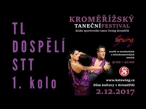 Kroměřížský taneční festival KST Swing Kroměříž 2017 (2.12.) TL Dospělí - 1. kolo