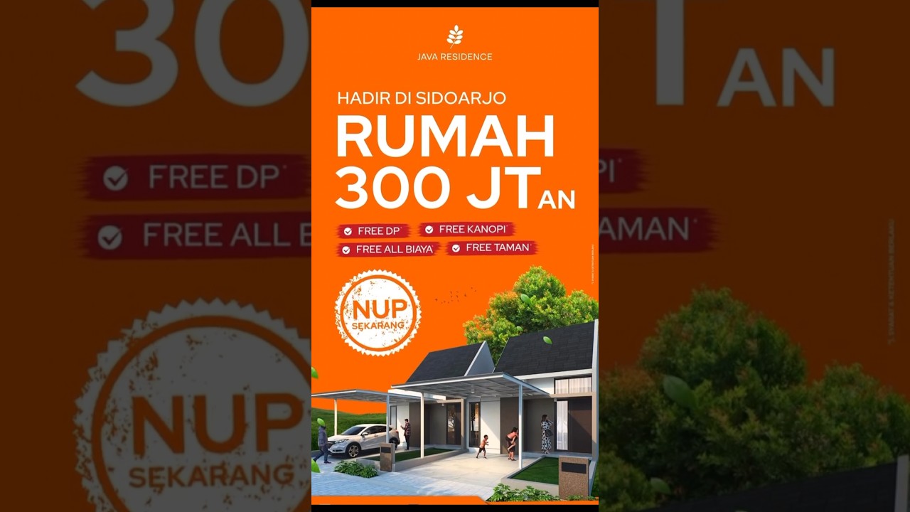 1-Story House for 300 Million in Krian Sidoarjo