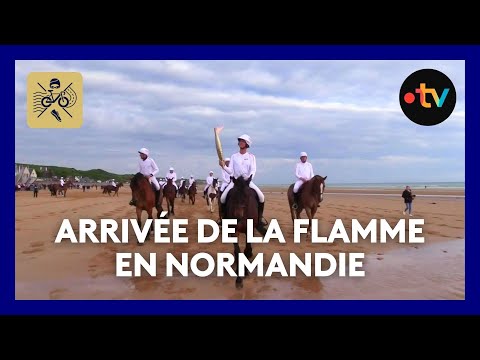 JO Paris 2024 : l'arrivée de la flamme olympique en Normandie