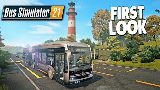 They Put Me in the Game! EARLY LOOK - Realistic Bus Driving Simulator | BUS SIMULATOR 21 Gameplay