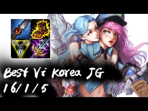 Best Vi Korea Jungle vs Elise | LV3 Solo Dragon | Korea High Elo Replays