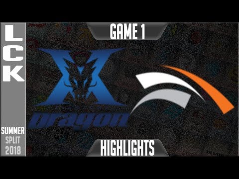 KZ vs HLE Game 1 Highlights | LCK Summer 2018 Week 3 Day 5 | King-Zone vs Hanwha Life Esports