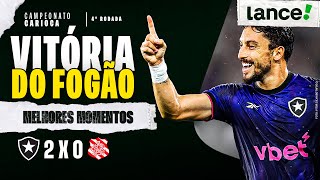 BOTAFOGO 2x0 BANGU - MELHORES MOMENTOS - 4ª RODADA - CAMPEONATO CARIOCA