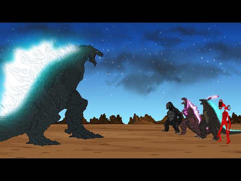 GODZILLA, KING KONG,SIREN HEAD vs GODZILLA EARCH : Size Comparison 2021 / ANIMATION