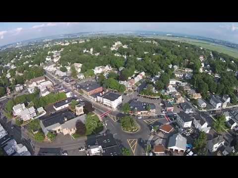 Cliftondale Square Saugus Massachusetts Aerial Video