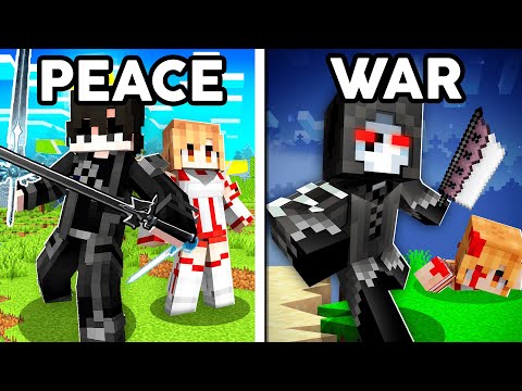 200 Players in Minecraft: Sword Art Online Chaos!